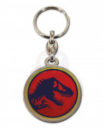 Jurassic Park Metal klúčenka Logo 7 cm